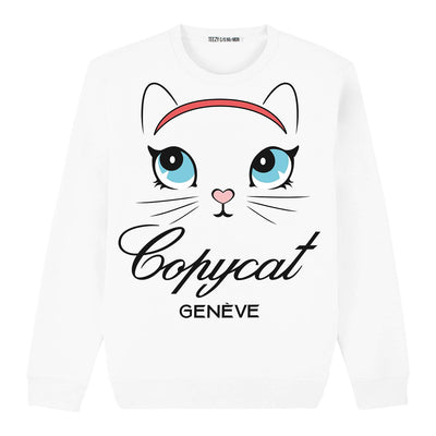 Sweatshirt "TZ Copycat" - white