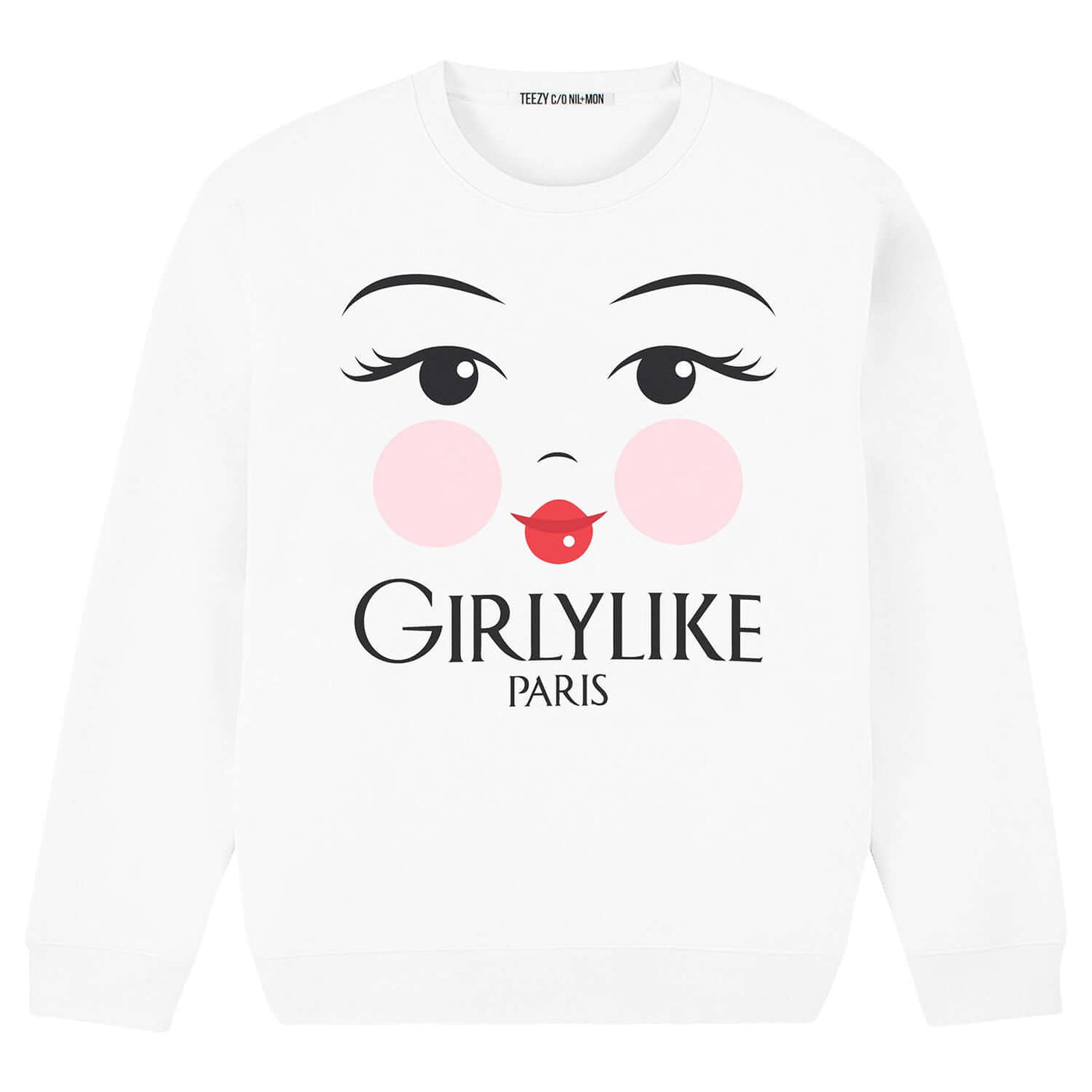Sweatshirt "TZ Girlylike" - white