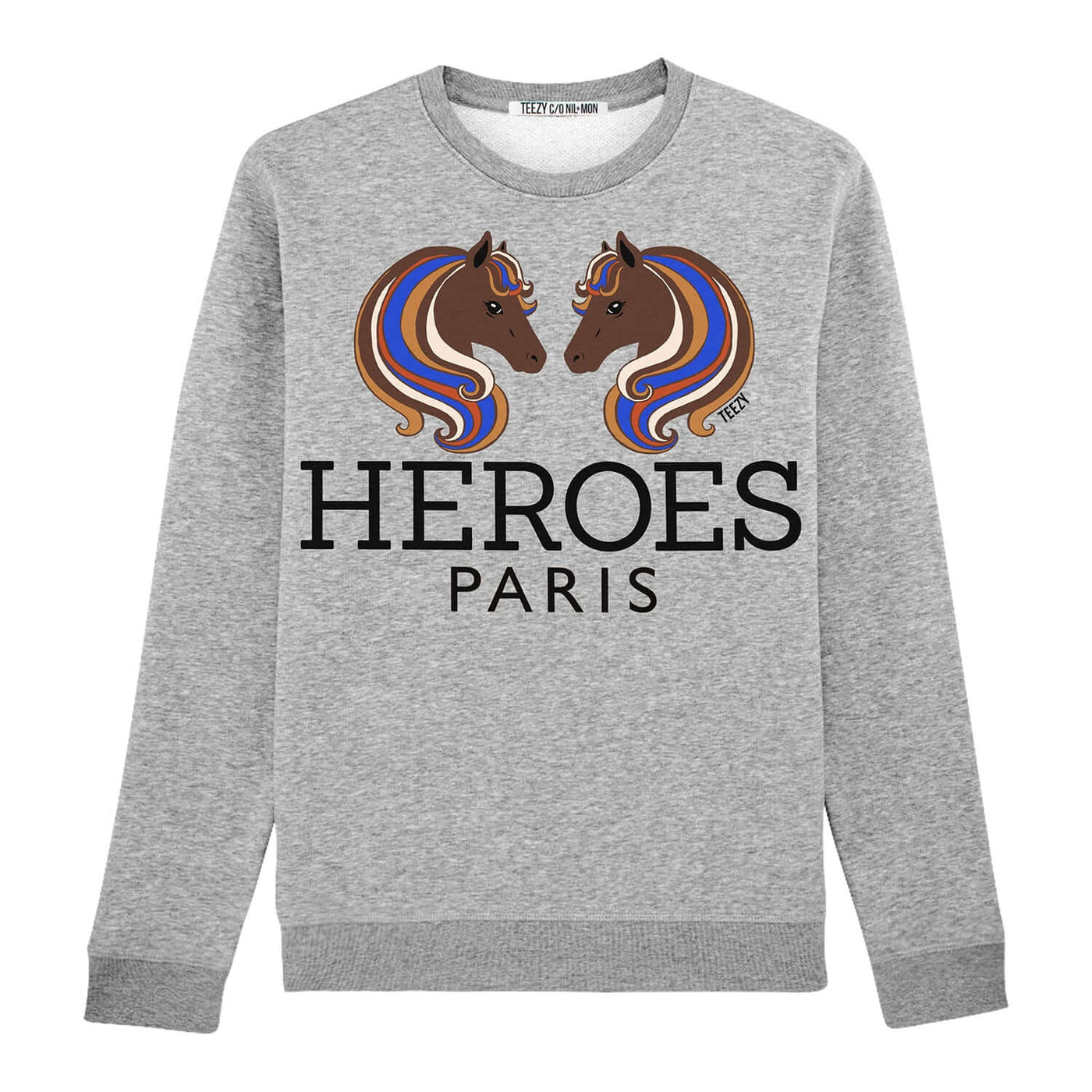 Sweatshirt "TZ Heroes Paris" - heather grey