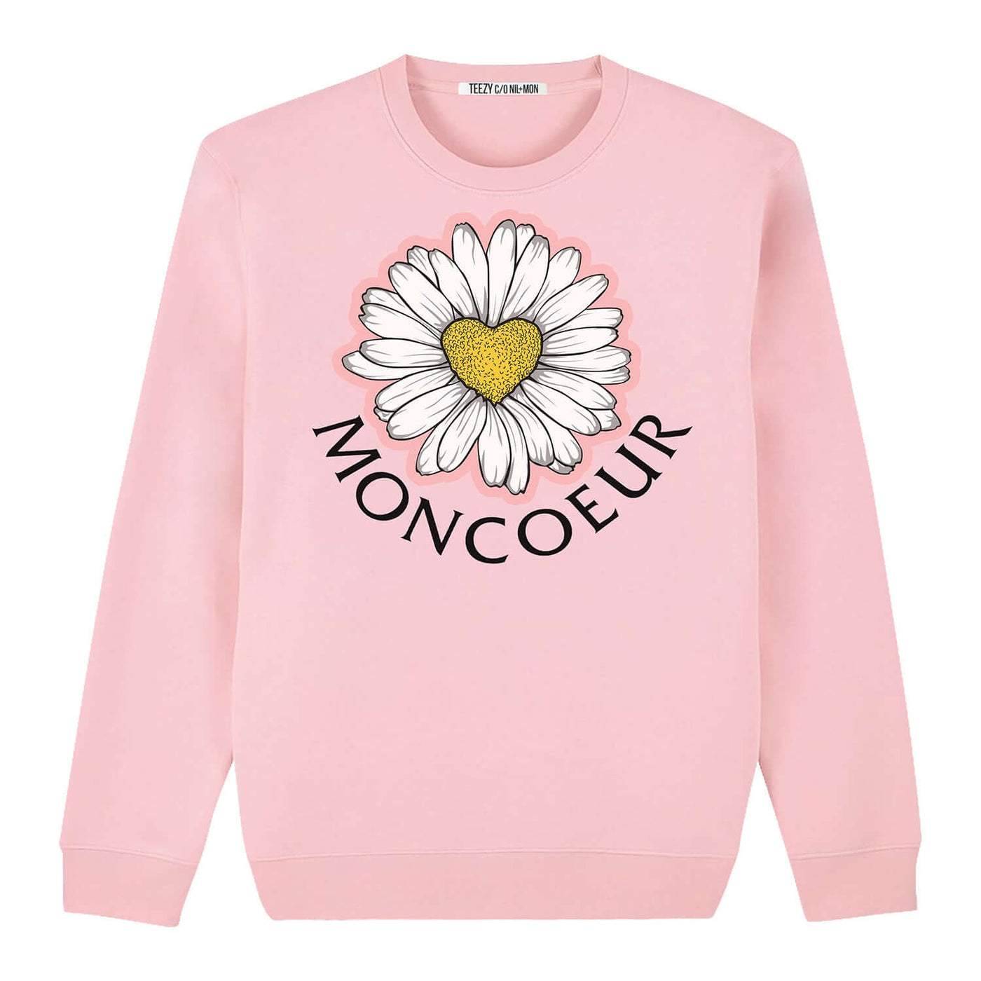 Sweatshirt "TZ MonCoeur Rose" - light pink