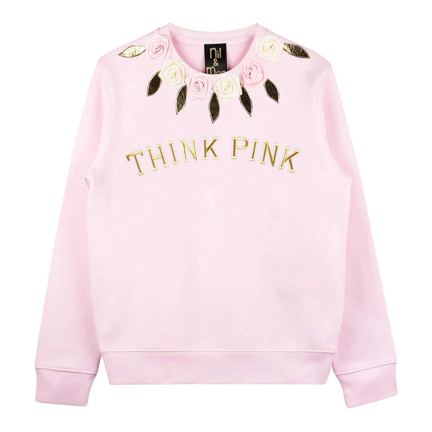 NIL+MON Sweatshirt "Think Pink"