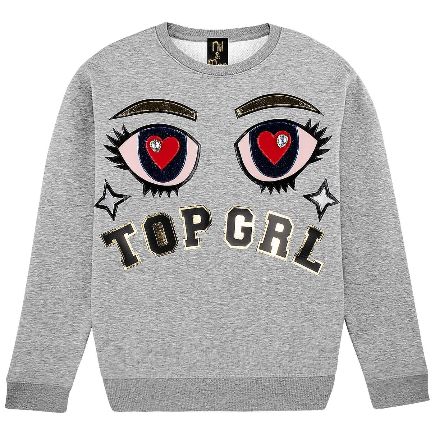 NIL+MON Sweatshirt "Top GRL"