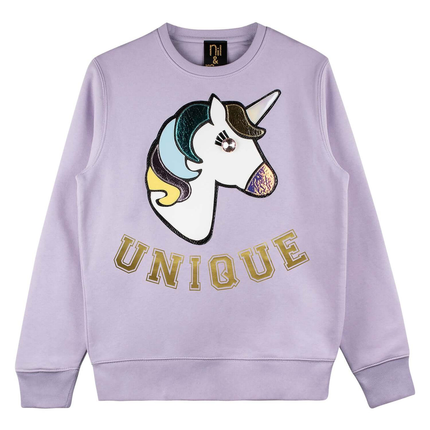 Sweatshirt "Unique" - lavenda