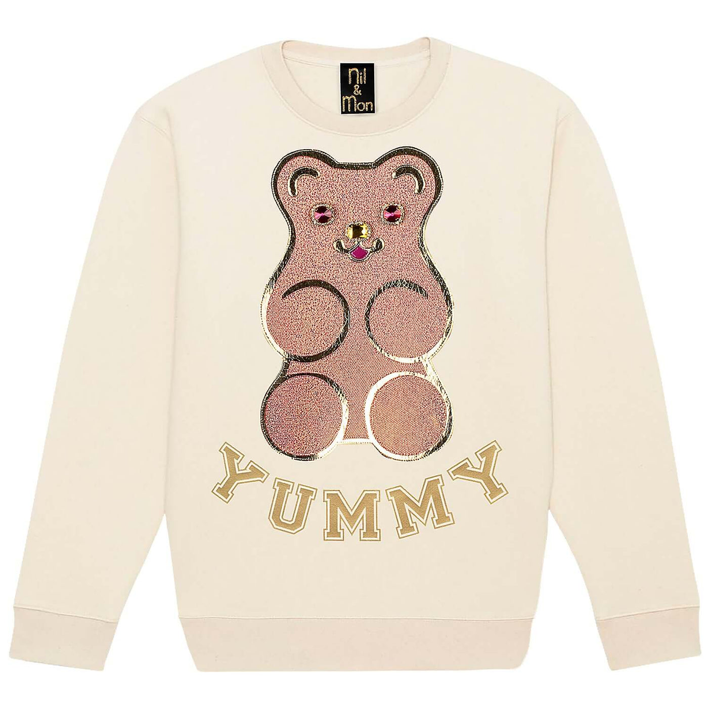 Sweatshirt "Yummy" - creme