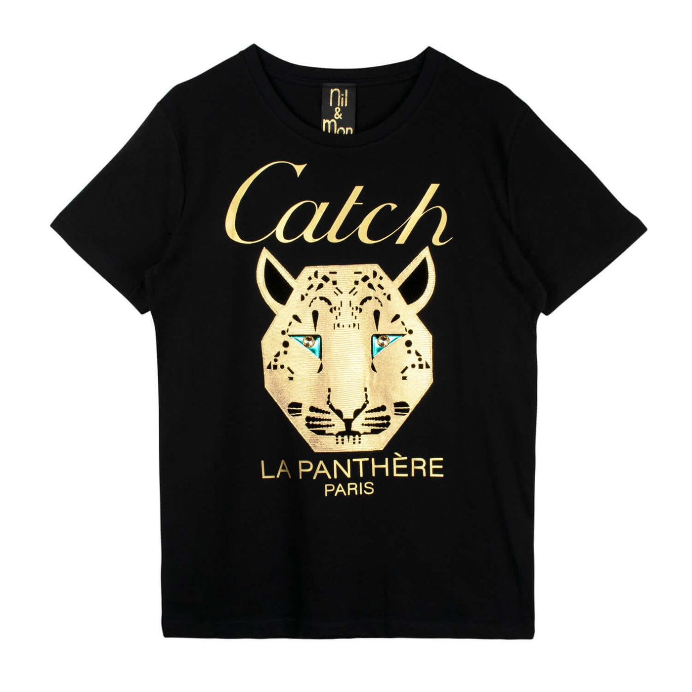 T-Shirt "Catch" - black