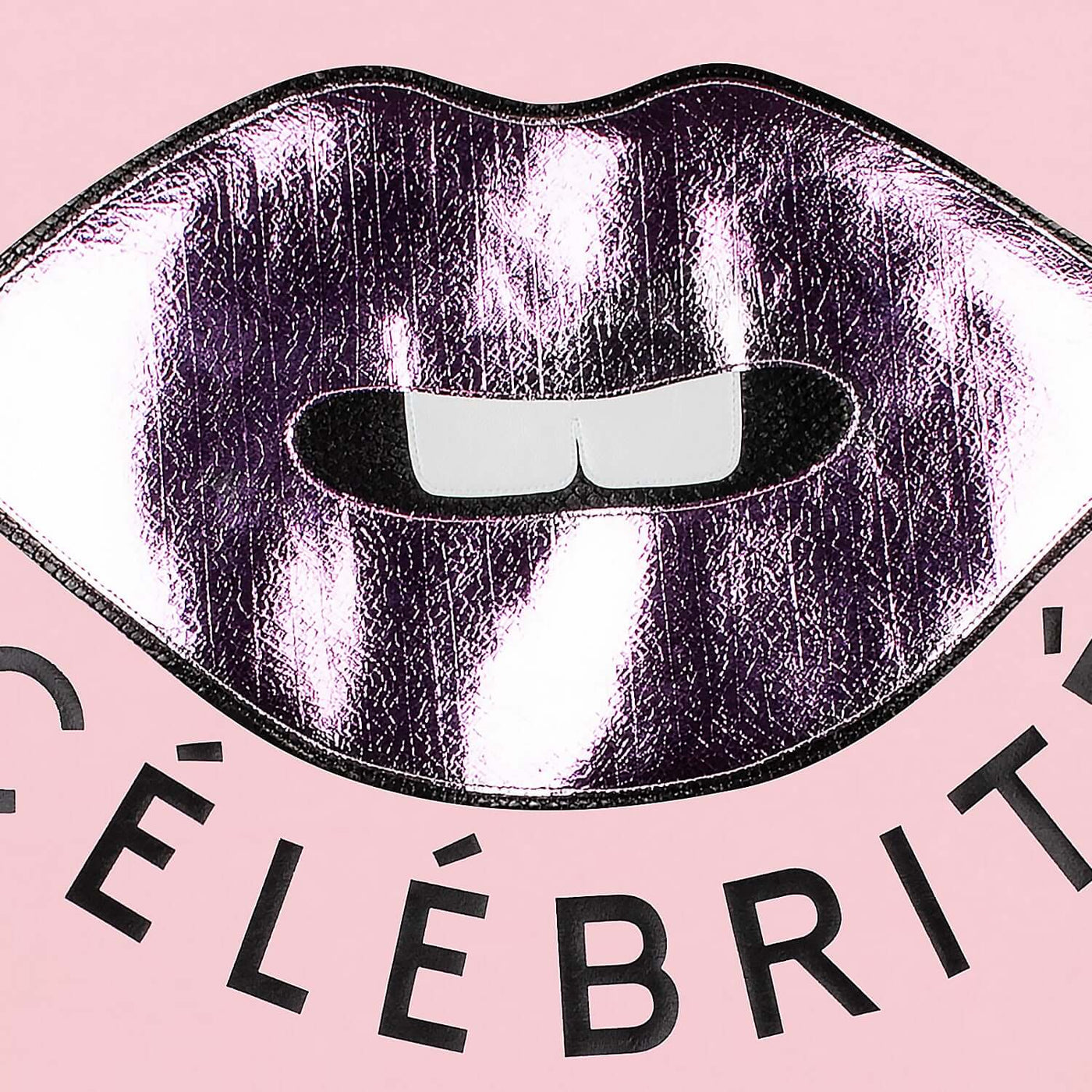 T-Shirt "Celeb Paris" - light pink (Detail)