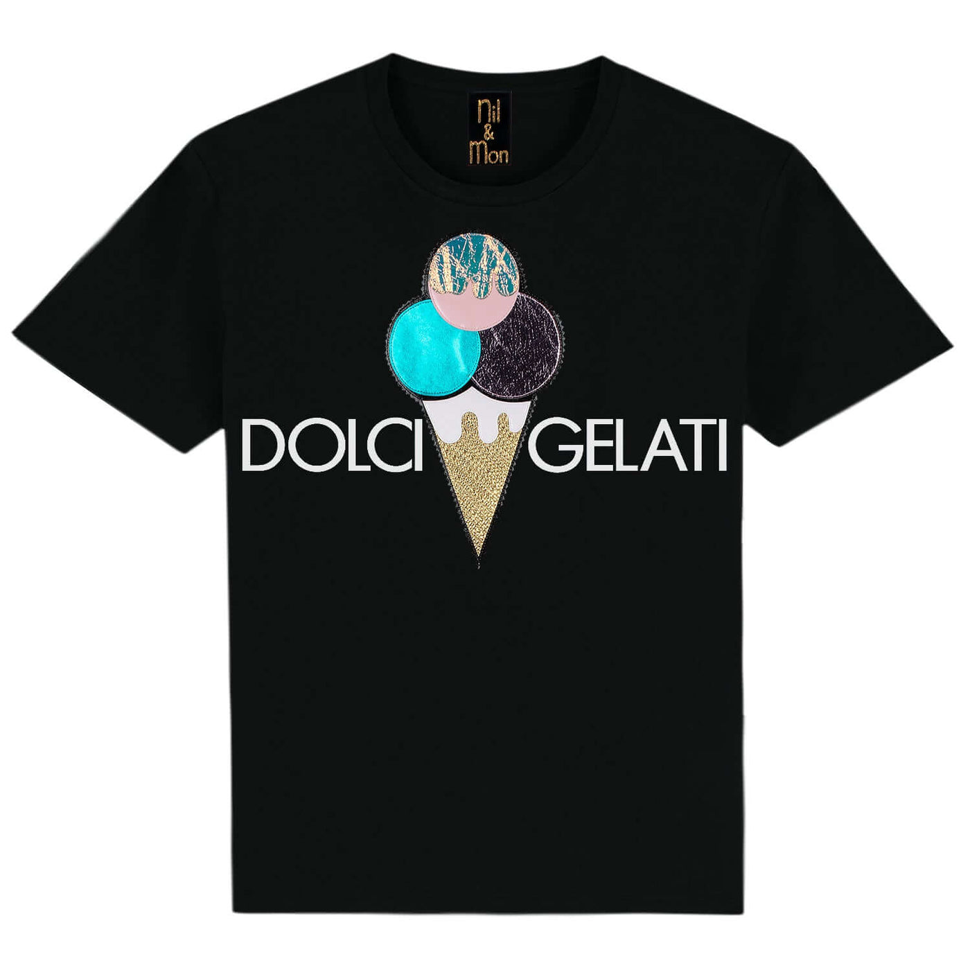 T-Shirt "Dolci Gelati" - black