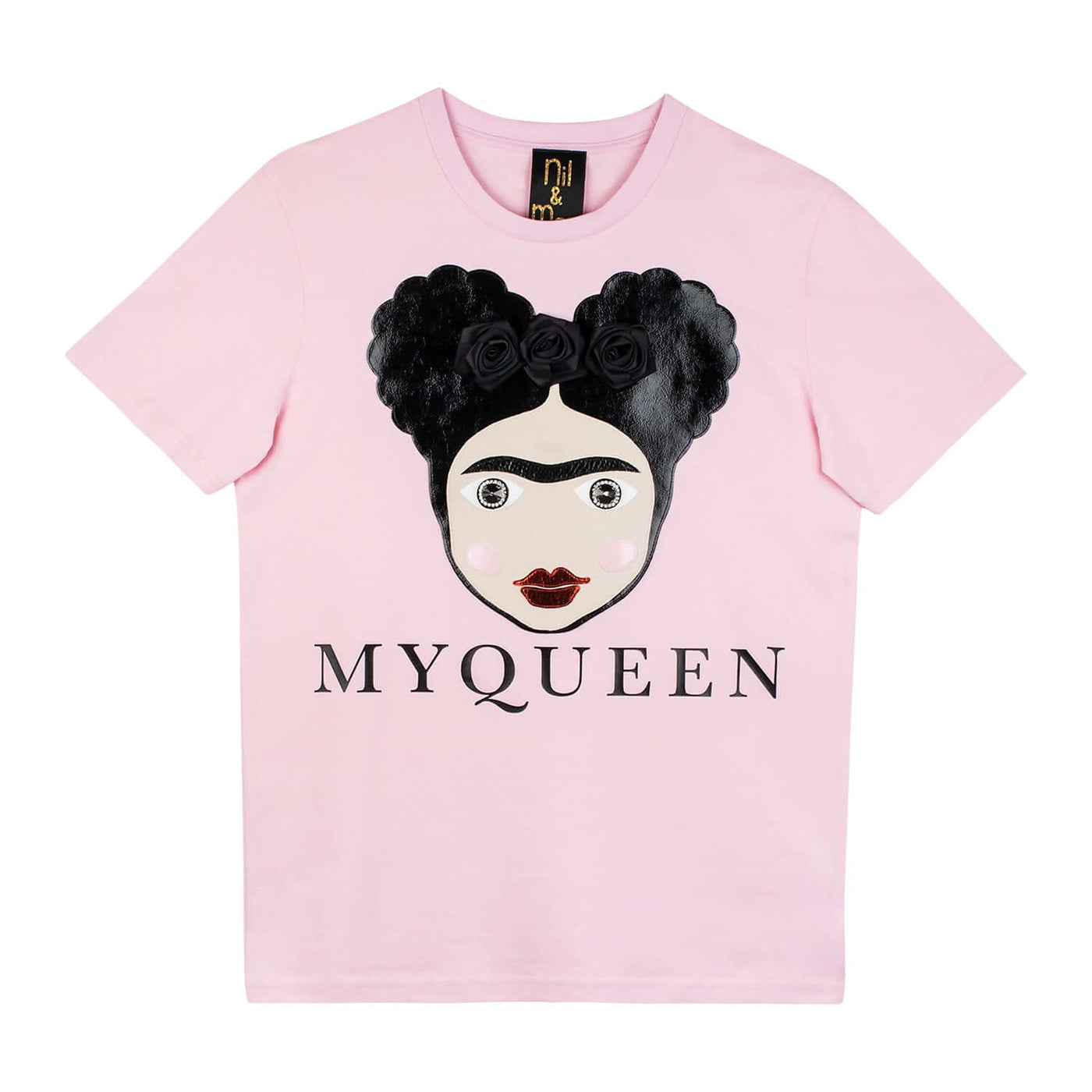 T-Shirt "MyQueen" - light pink