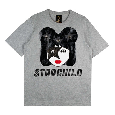 T-Shirt "Starchild" - grey melange