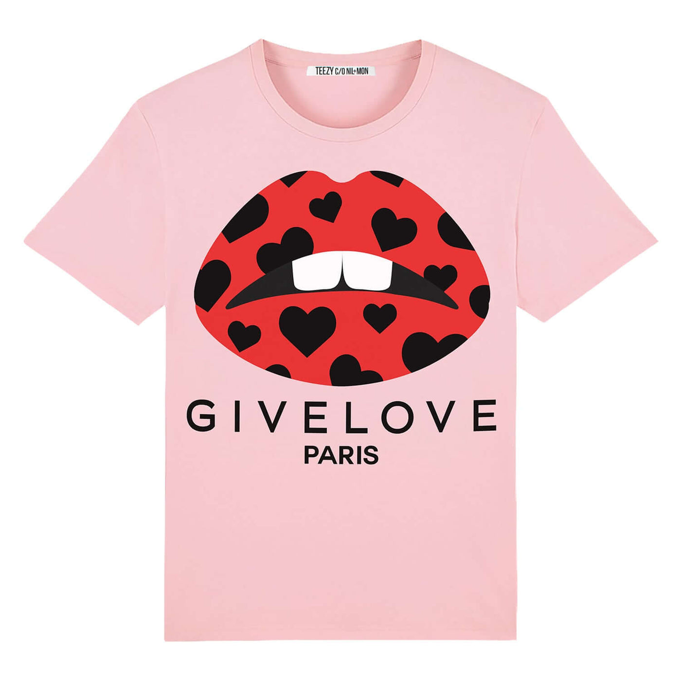 T-Shirt "TZ Givelove Red" - light pink