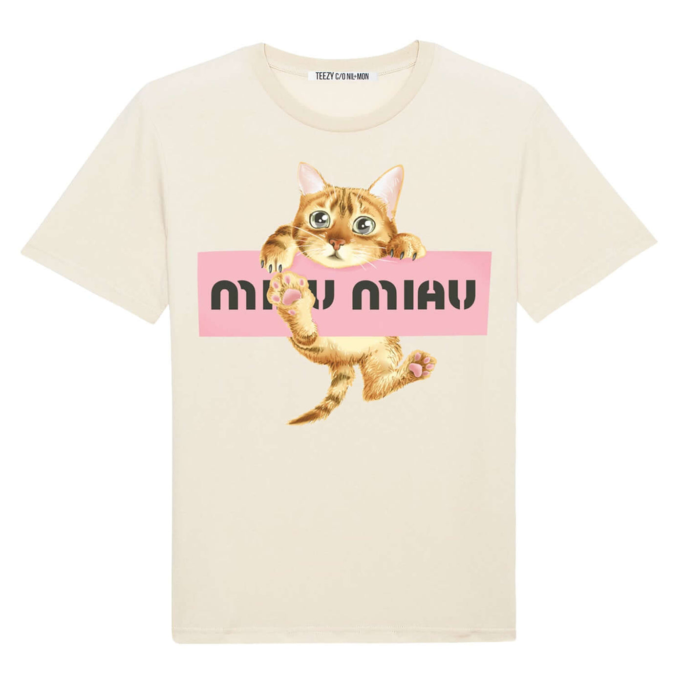 T-Shirt "TZ MMiau" - creme