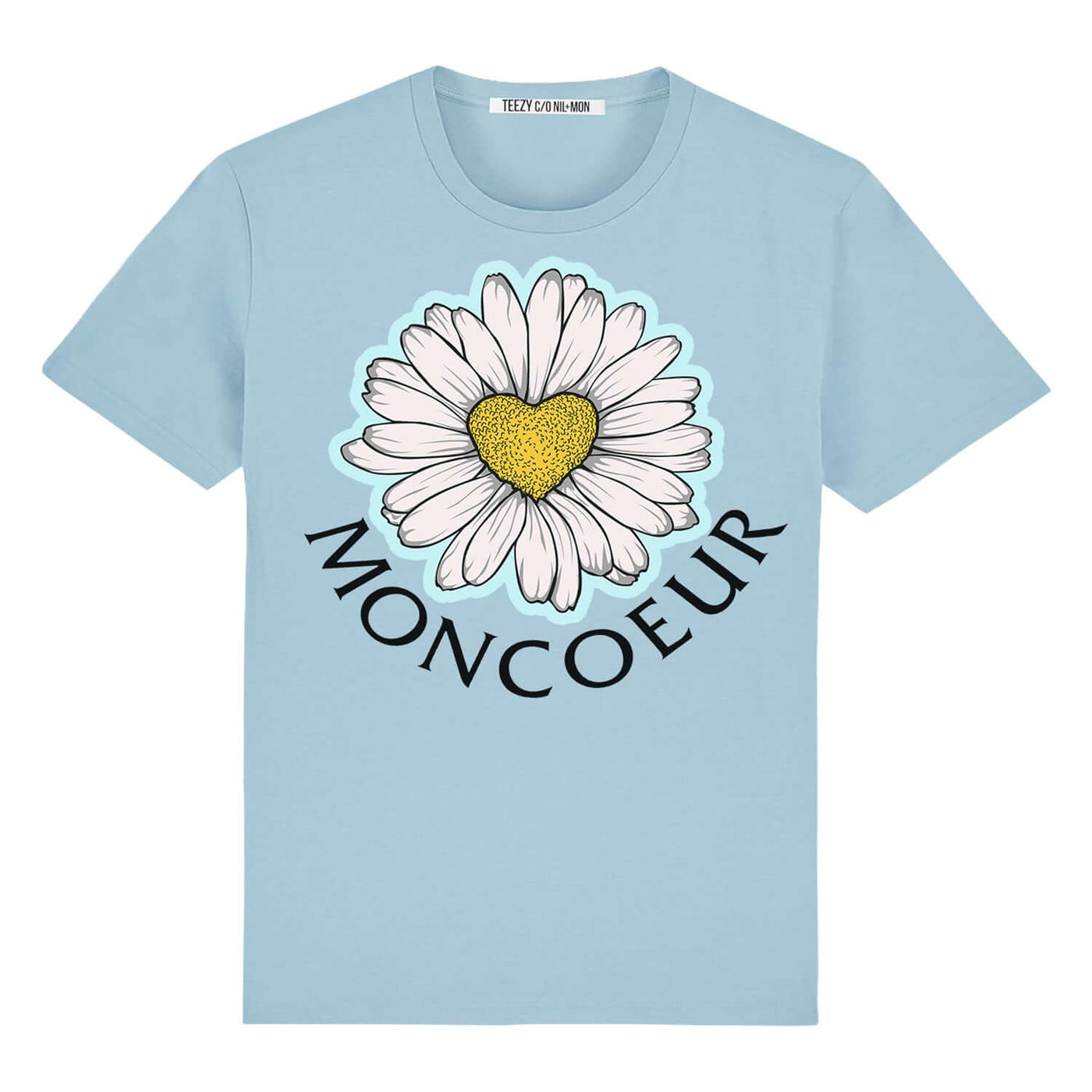 T-Shirt "TZ MonCoeur Blue" - light blue