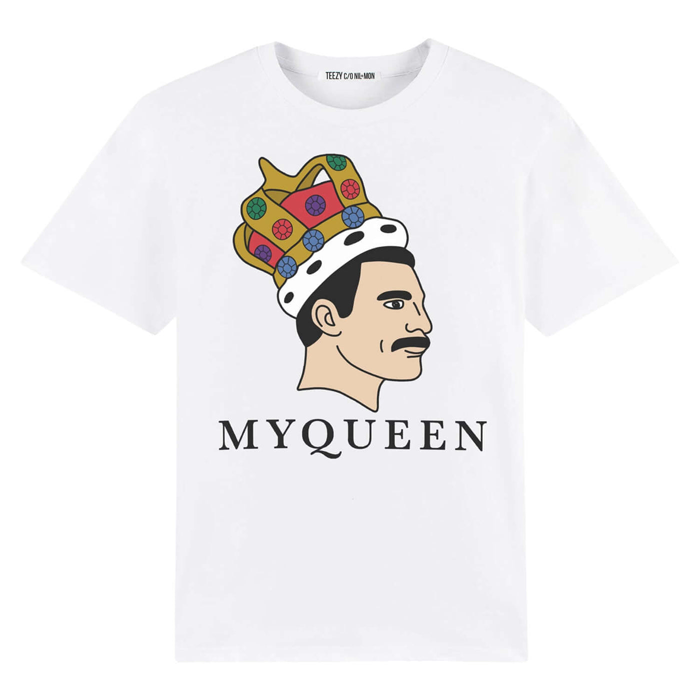 T-Shirt "TZ MyQueen" - white