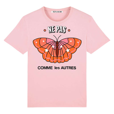 T-Shirt "TZ Ne Pas Red" - light pink