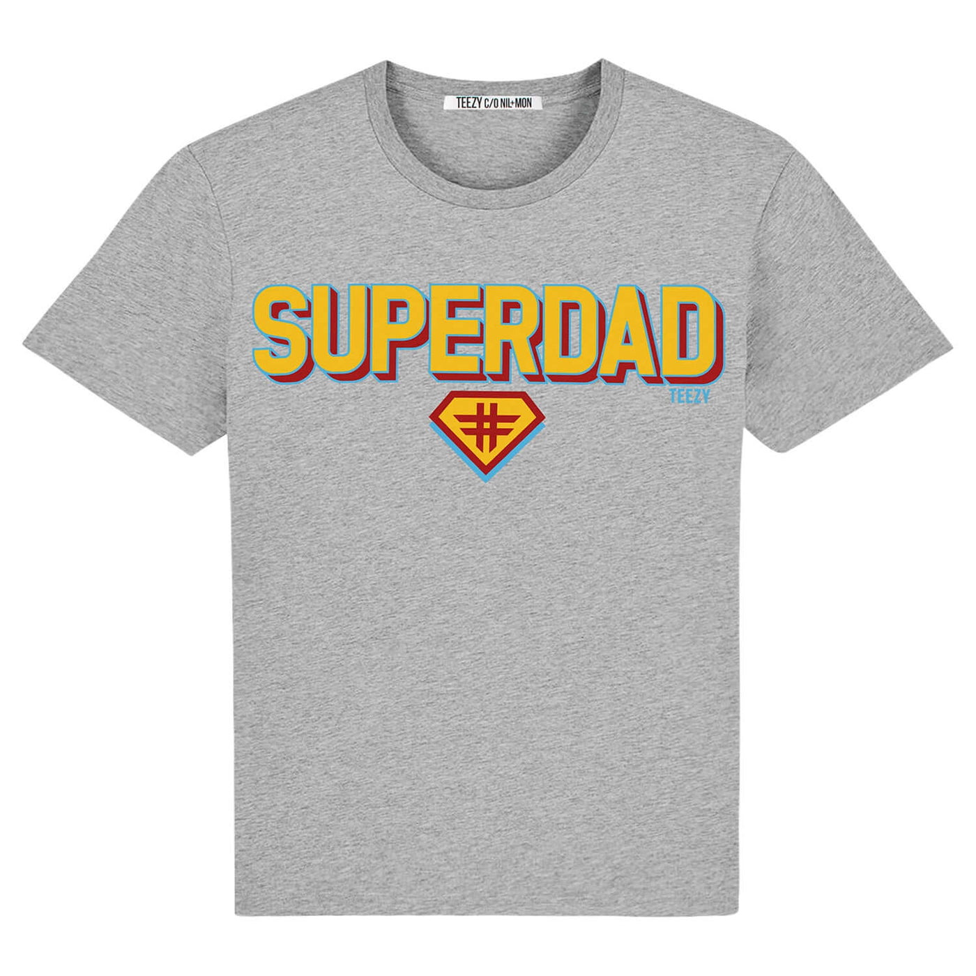 T-Shirt "TZ Superdad" - heather grey