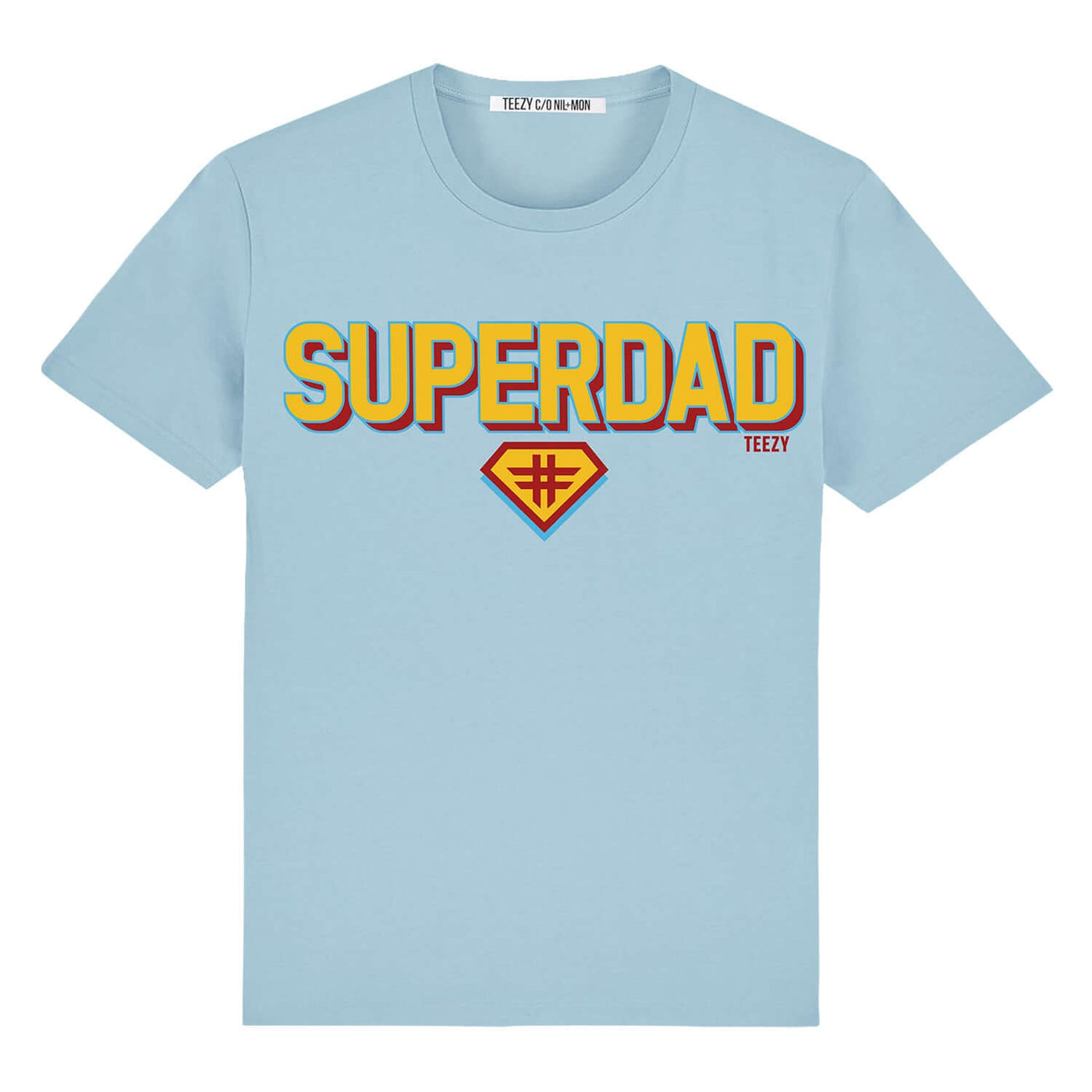 T-Shirt "TZ Superdad" - light blue