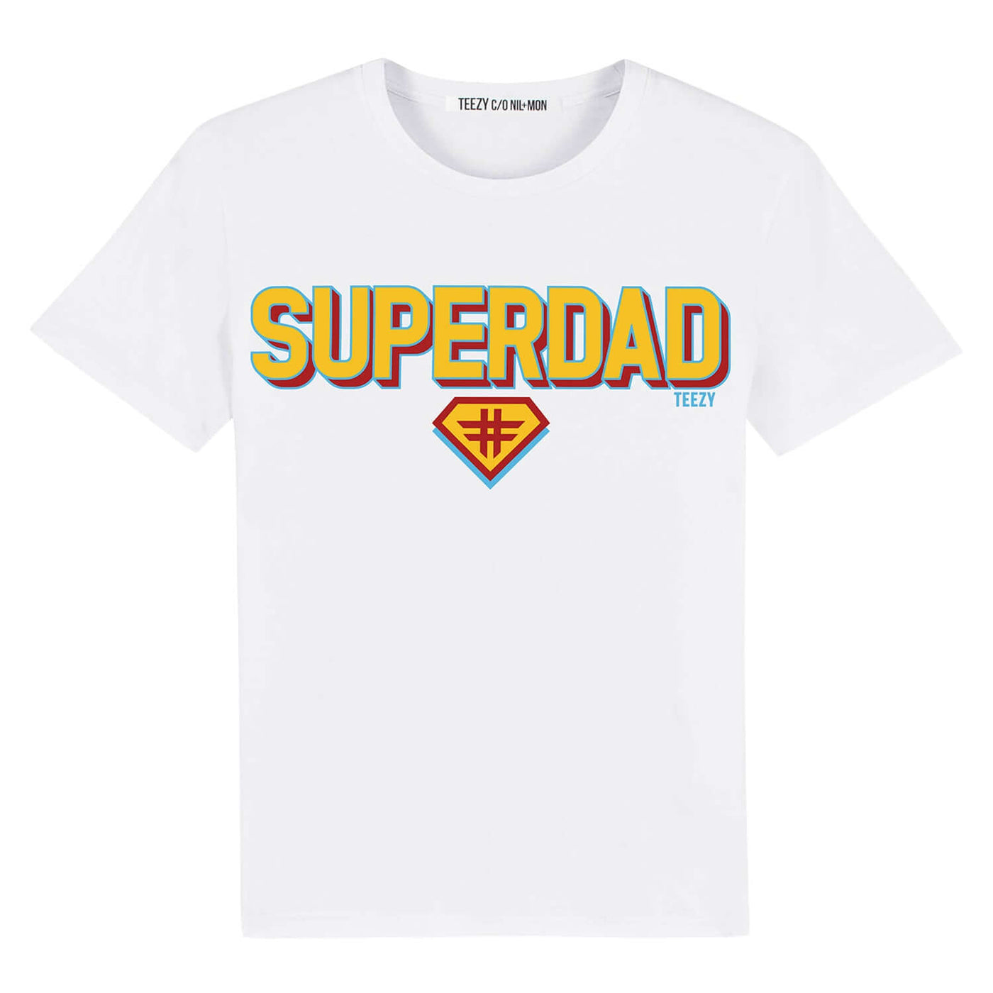 T-Shirt "TZ Superdad" - white