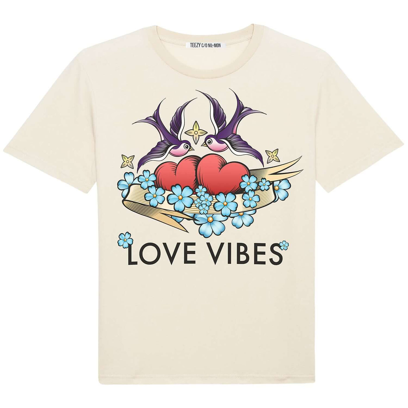 T-Shirt "TZ Vibes" - creme