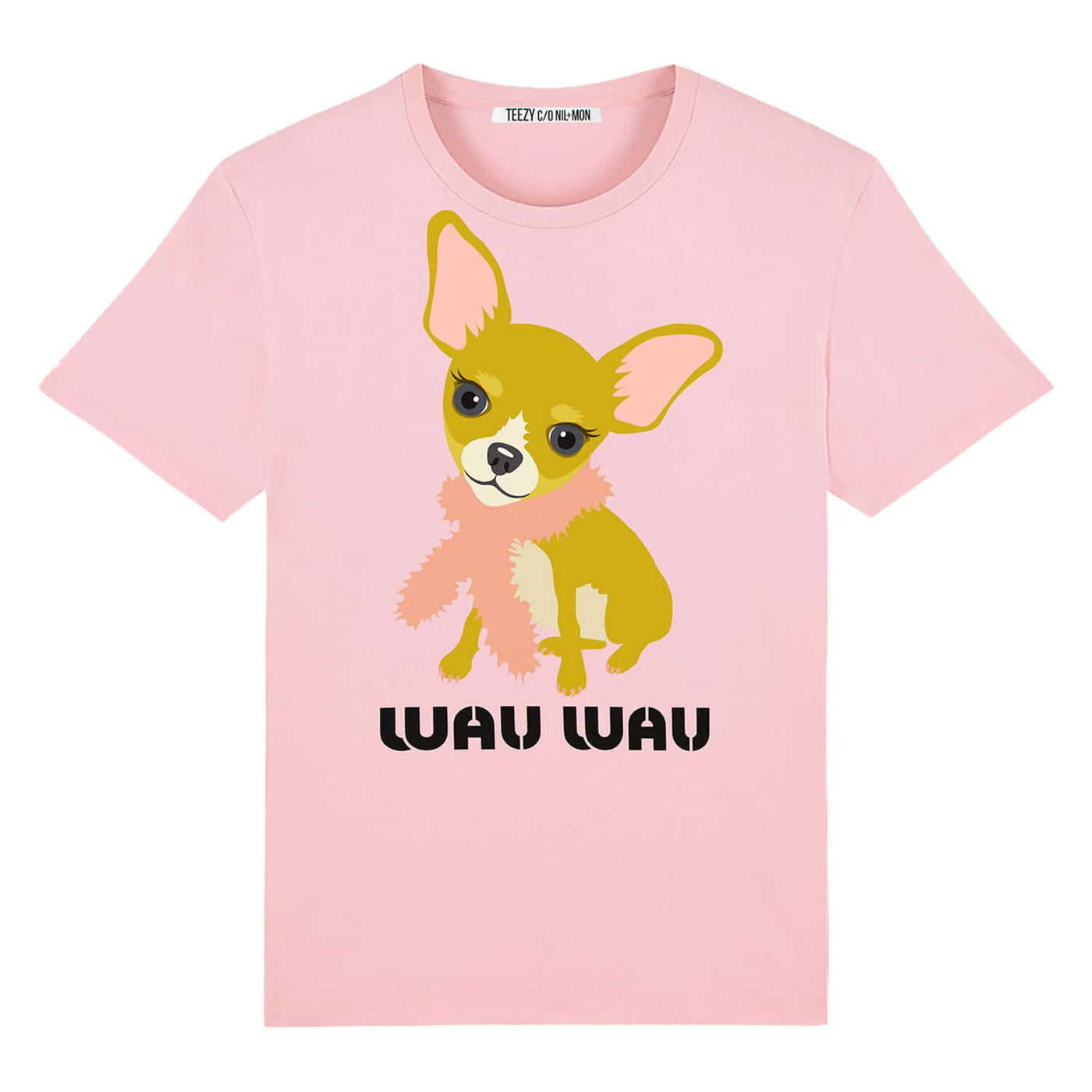 T-Shirt "TZ Wau Gold" - light pink