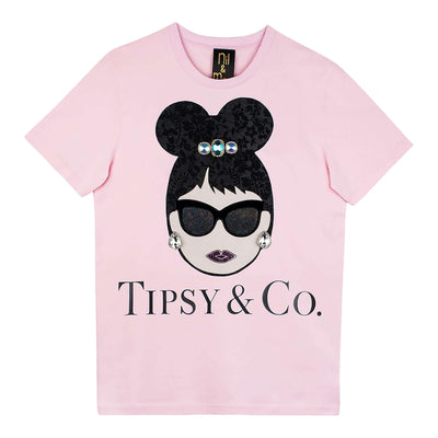 T-Shirt "Tipsy" - light pink