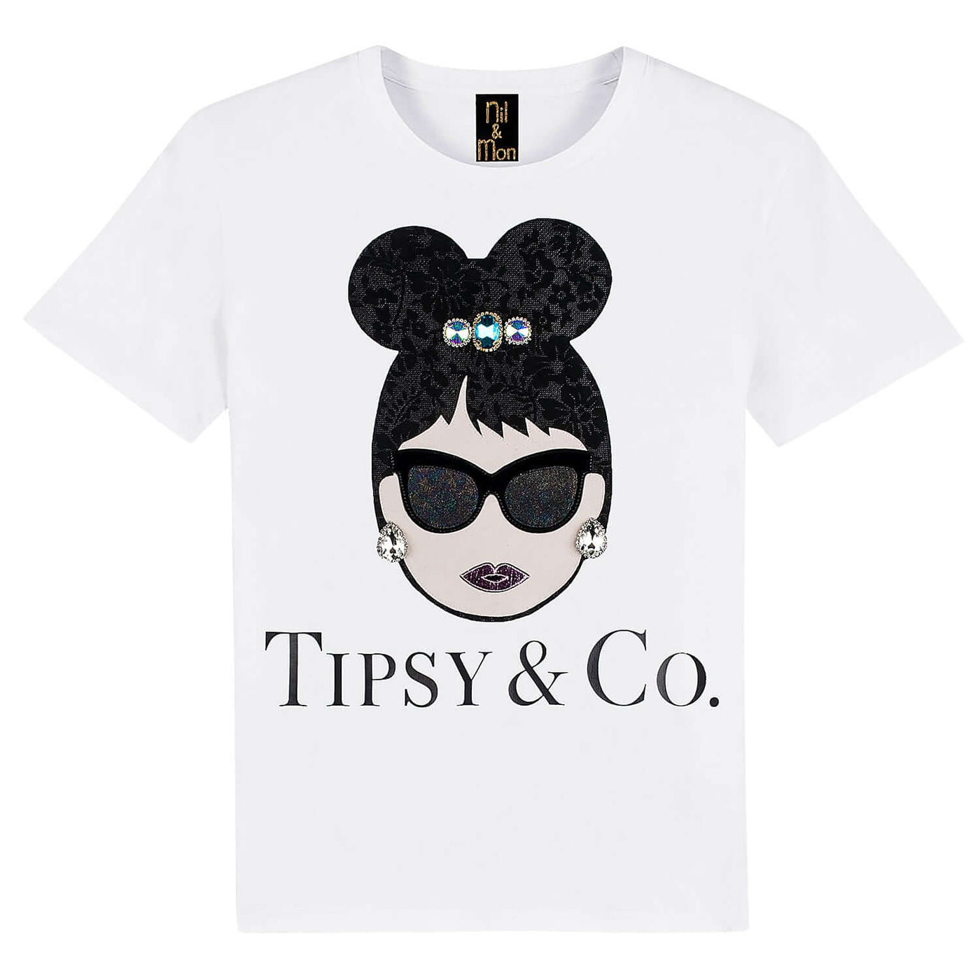 T-Shirt "Tipsy" - white